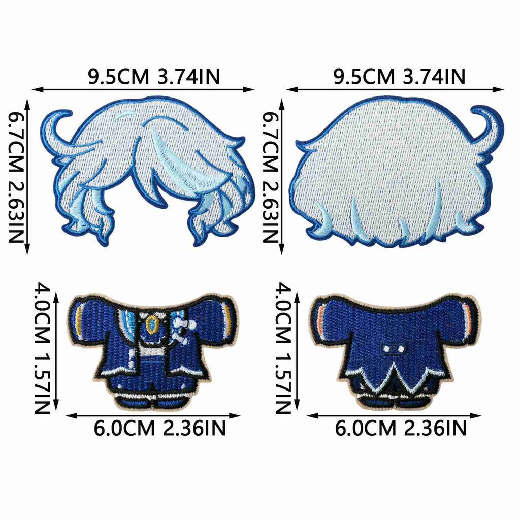 X35WC Embroidery Patch Gang Sheet
