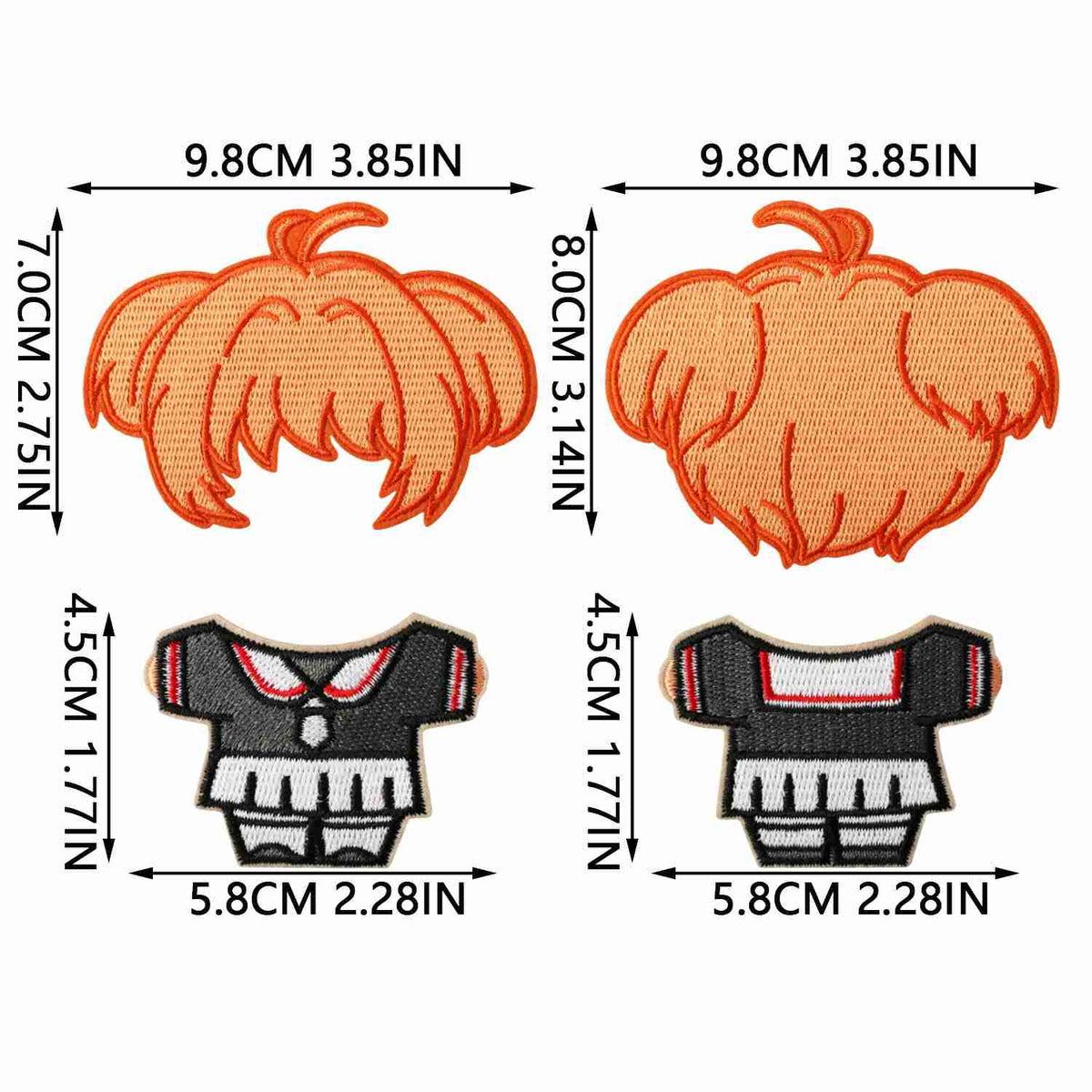 X35WC Embroidery Patch Gang Sheet