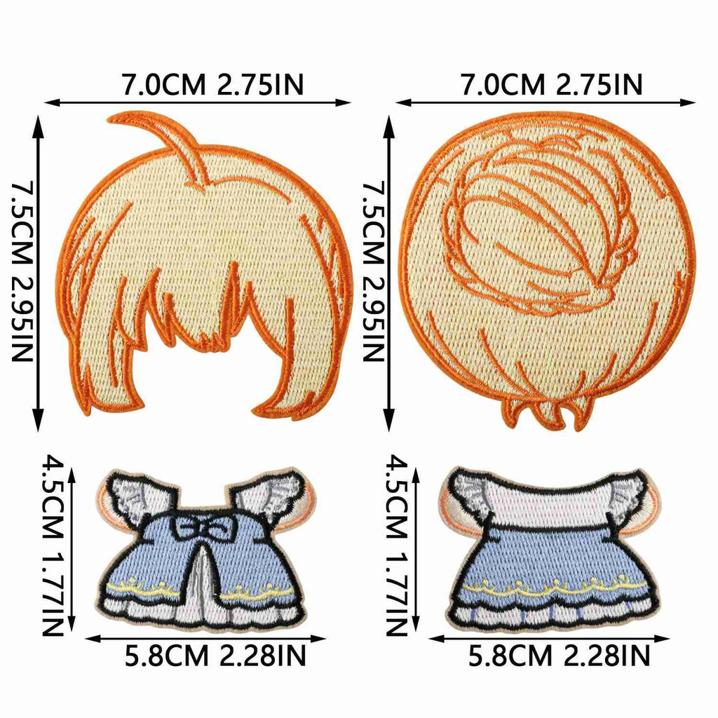 X35WC Embroidery Patch Gang Sheet