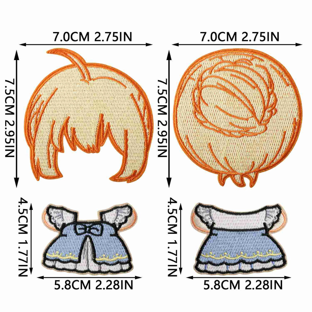 X35WC Embroidery Patch Gang Sheet