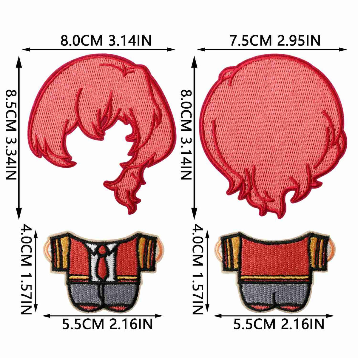 X35WC Embroidery Patch Gang Sheet
