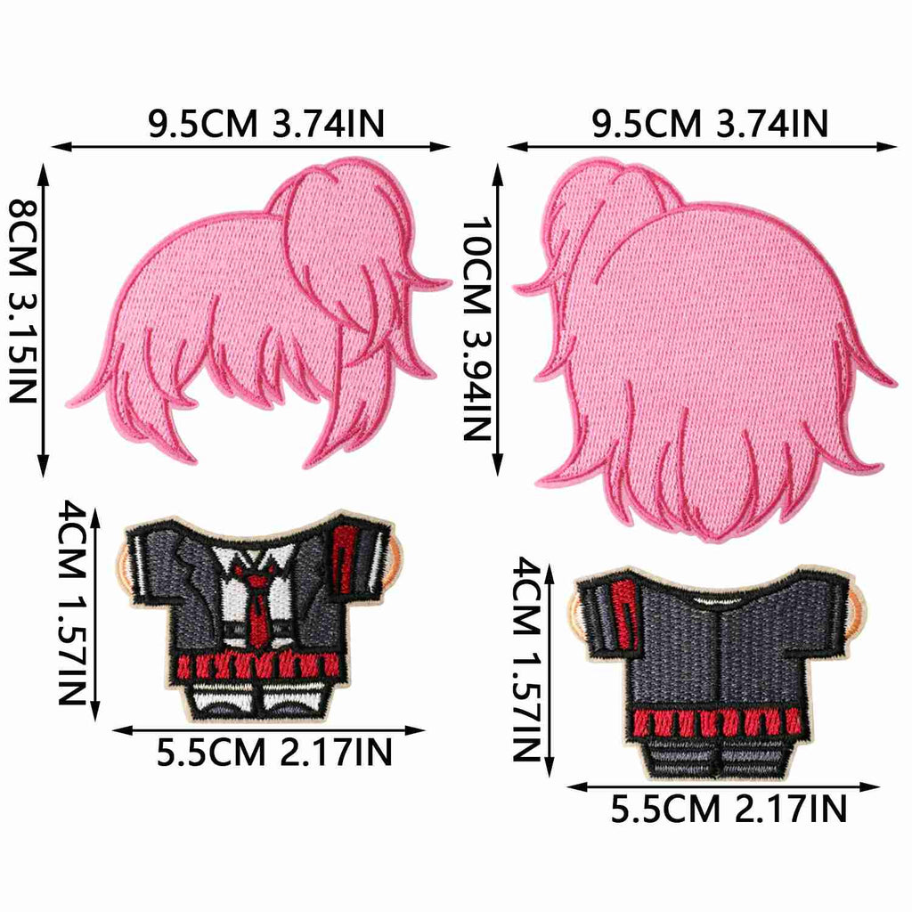 X41WB Embroidery Patch Gang Sheet