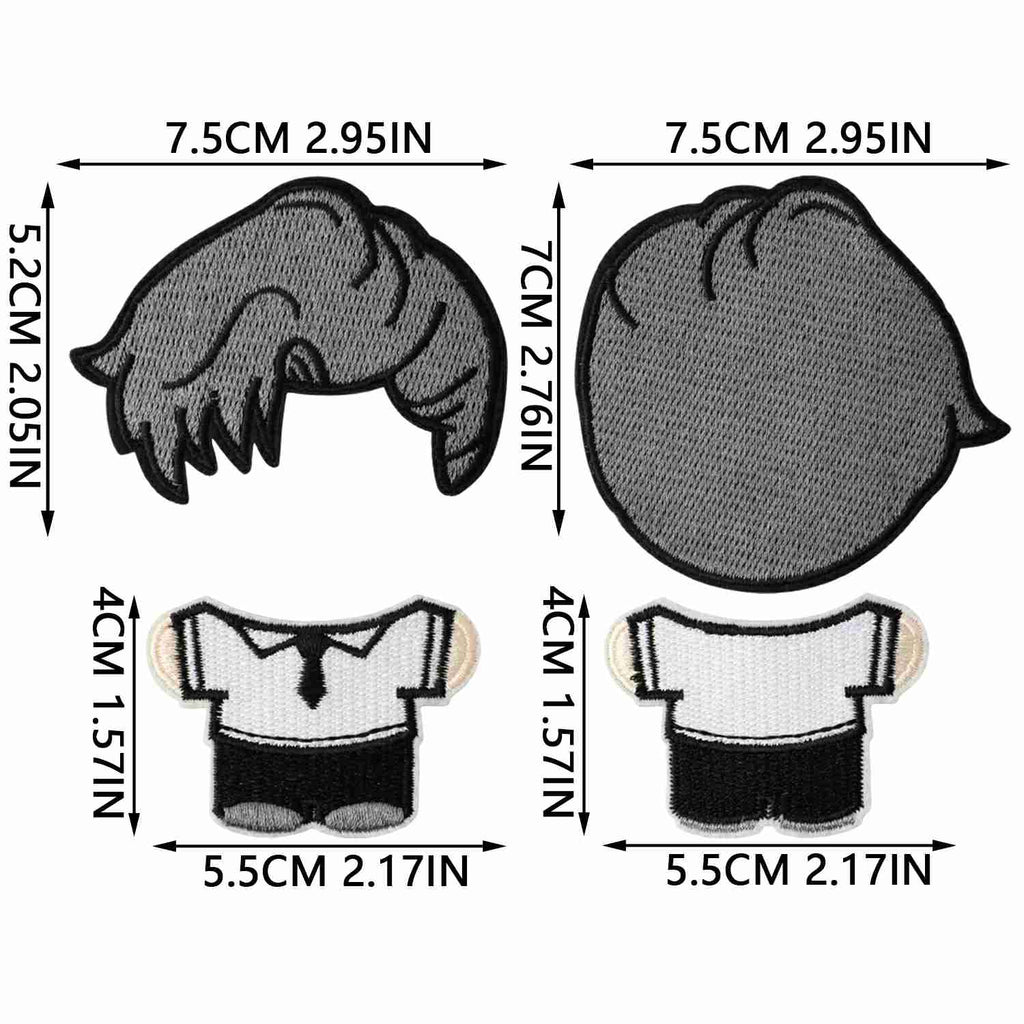X41WB Embroidery Patch Gang Sheet