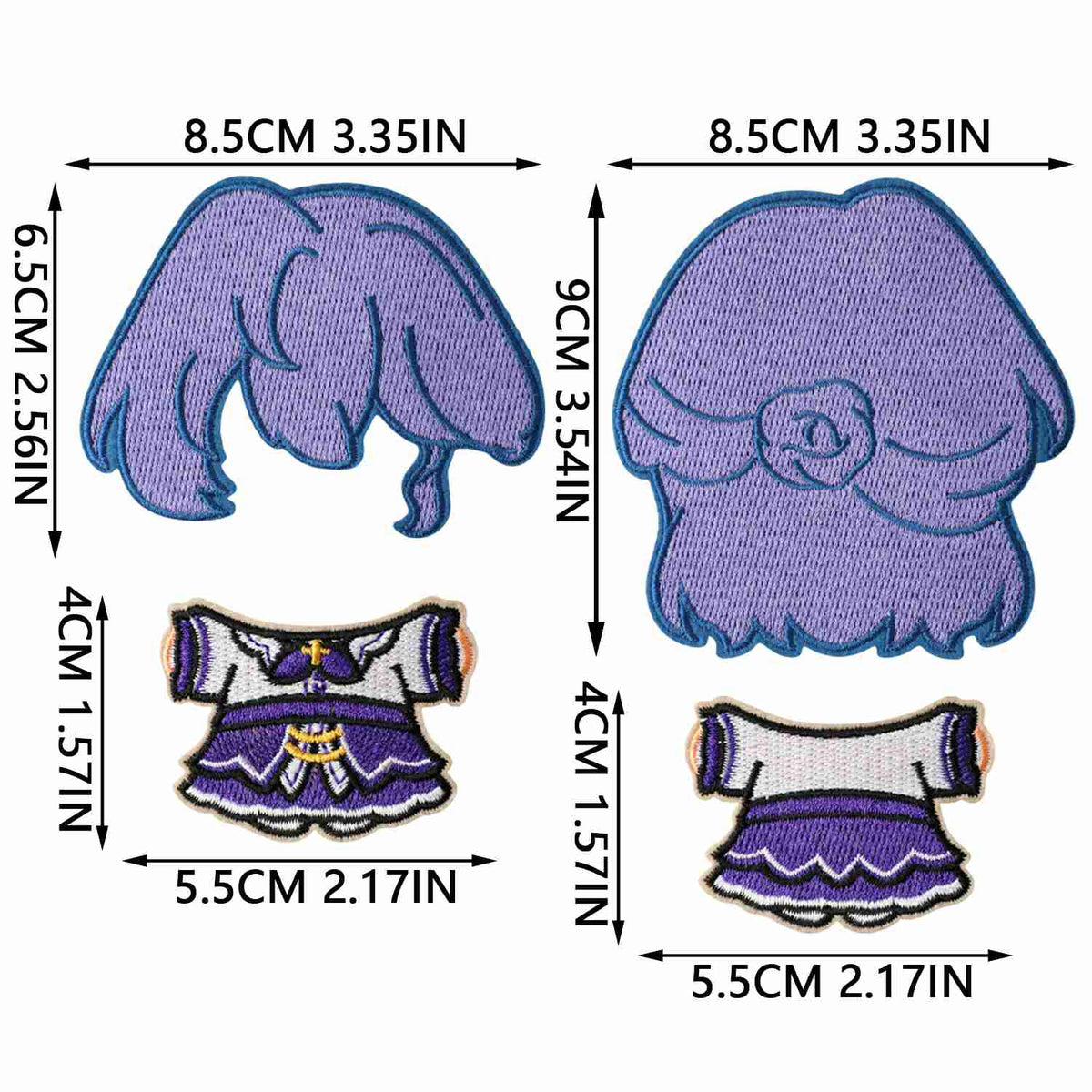 X41WB Embroidery Patch Gang Sheet