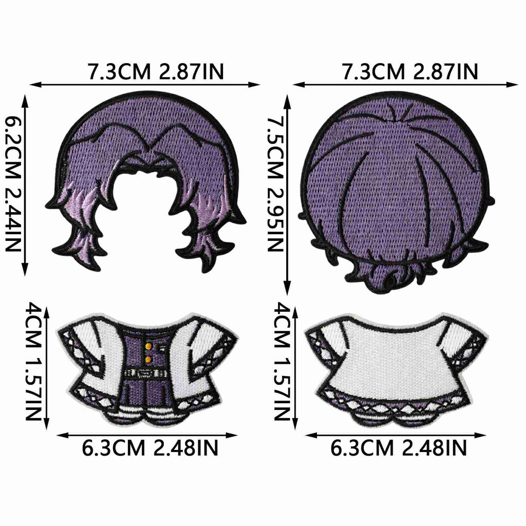 X41WB Embroidery Patch Gang Sheet