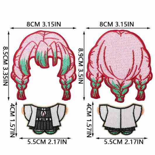 X41WW Embroidery Patch Gang Sheet