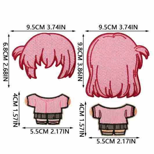 X41WW Embroidery Patch Gang Sheet