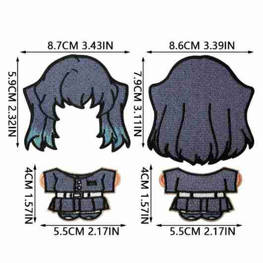 X41WW Embroidery Patch Gang Sheet
