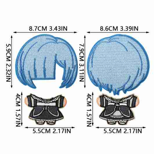 X41WW Embroidery Patch Gang Sheet
