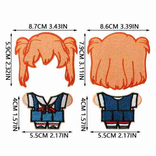 X41WW Embroidery Patch Gang Sheet