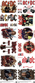 Music-Inspired Art mixed-style heat transfer design set on a 23.5 by 53 inch sheet