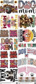 Animal mixed-style heat transfer design set on a 23.5 by 53 inch sheet