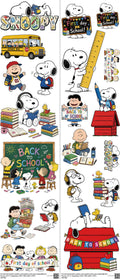Back To School mixed-style heat transfer design set on a 23.5 by 53 inch sheet