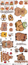 Capy mixed-style heat transfer design set on a 23.5 by 53 inch sheet