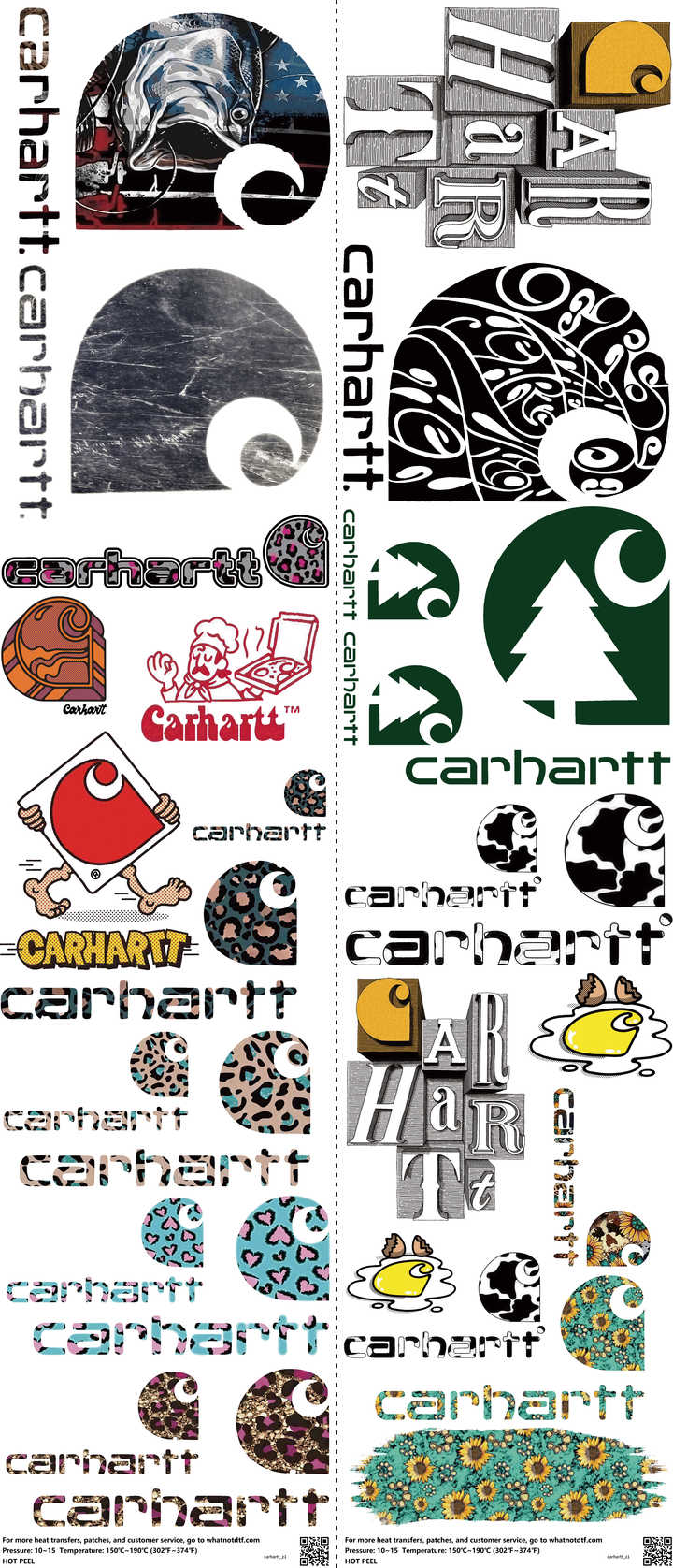 Athletic Style mixed-style heat transfer design set on a 23.5 by 53 inch sheet