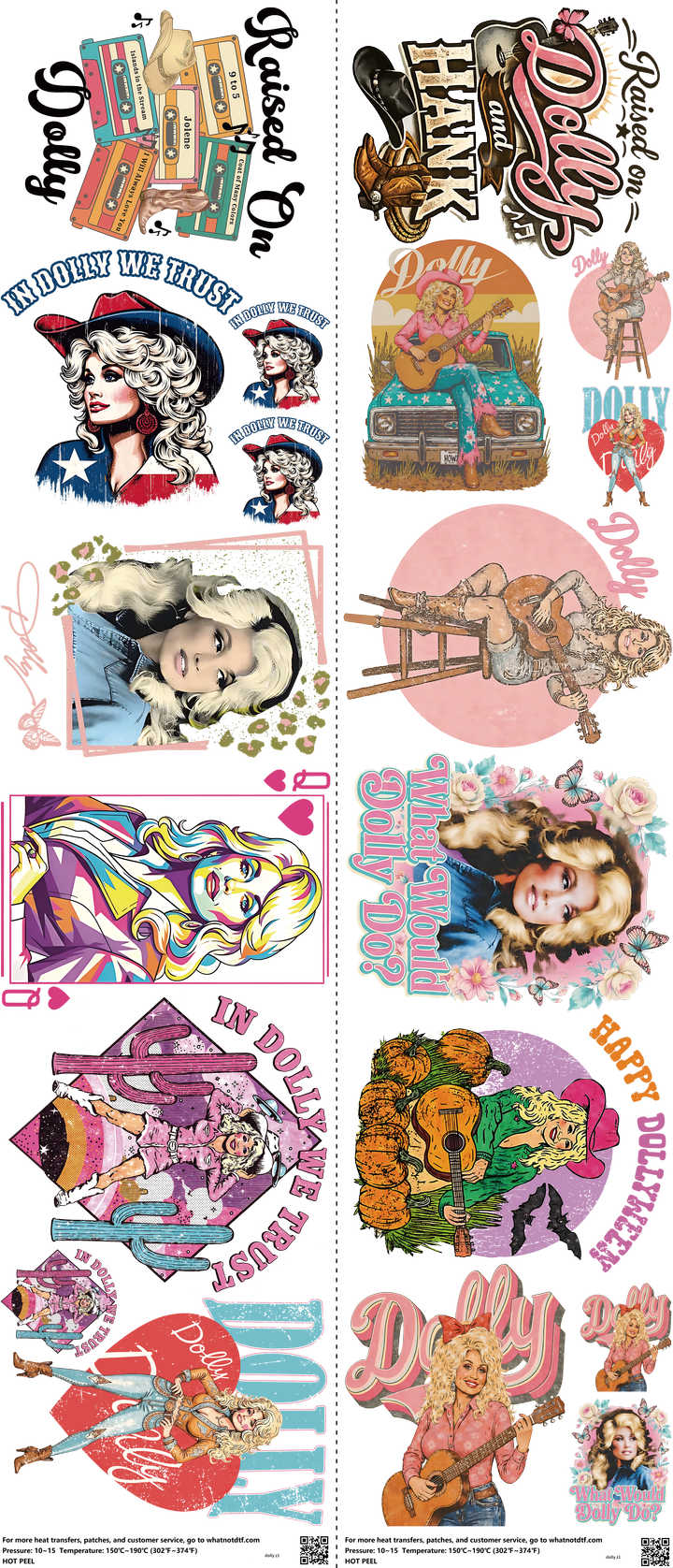 Music-Inspired Art mixed-style heat transfer design set on a 23.5 by 53 inch sheet