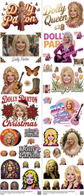 Music-Inspired Art mixed-style heat transfer design set on a 23.5 by 53 inch sheet