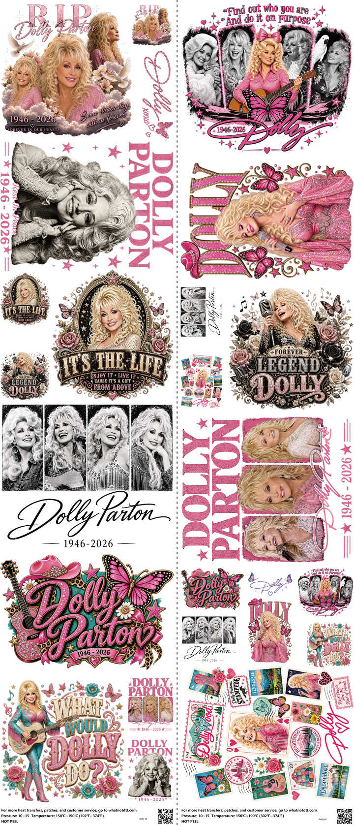 Music-Inspired Art mixed-style heat transfer design set on a 23.5 by 53 inch sheet