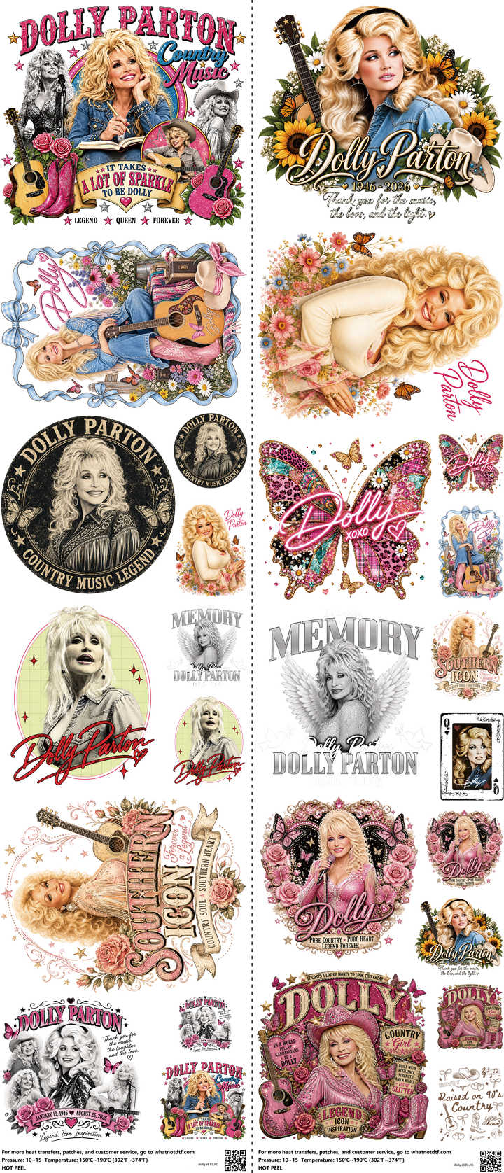 Music-Inspired Art mixed-style heat transfer design set on a 23.5 by 53 inch sheet