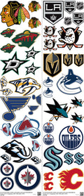 Ice Hockey mixed-style heat transfer design set on a 23.5 by 53 inch sheet