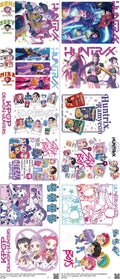 Music-Inspired Art mixed-style heat transfer design set on a 23.5 by 53 inch sheet