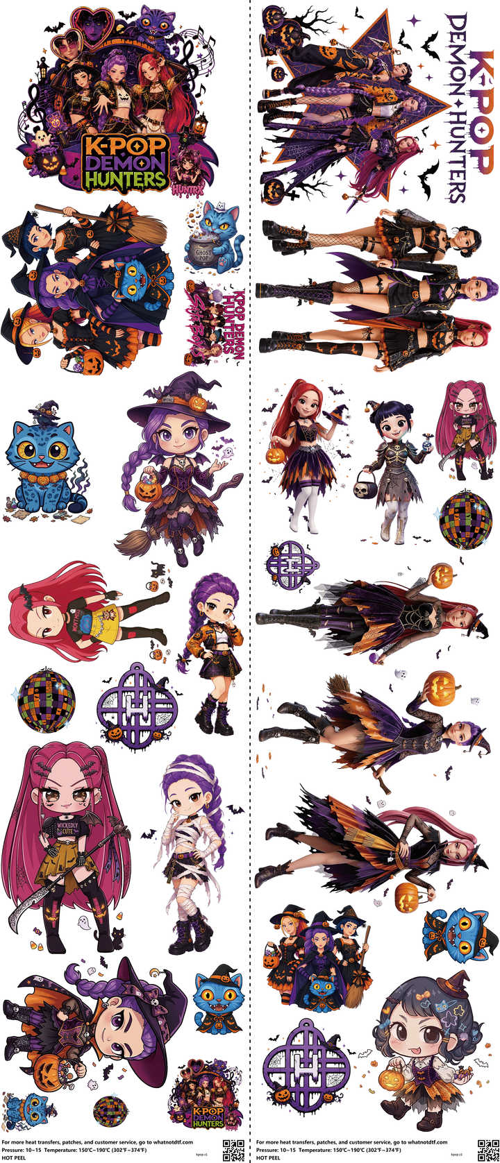 Music-Inspired Art mixed-style heat transfer design set on a 23.5 by 53 inch sheet