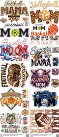 Mom Z7 mixed-style heat transfer design set on a 23.5 by 53 inch sheet