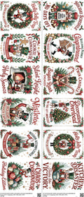 Nutcracker mixed-style heat transfer design set on a 23.5 by 53 inch sheet