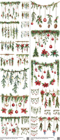 Plants mixed-style heat transfer design set on a 23.5 by 53 inch sheet