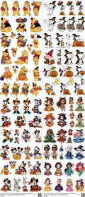 Pocket Size mixed-style heat transfer design set on a 23.5 by 53 inch sheet