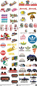 Pocket Size mixed-style heat transfer design set on a 23.5 by 53 inch sheet