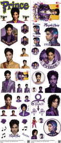 Music-Inspired Art mixed-style heat transfer design set on a 23.5 by 53 inch sheet
