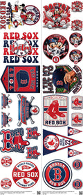 Baseball mixed-style heat transfer design set on a 23.5 by 53 inch sheet