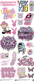 Streetwear Style mixed-style heat transfer design set on a 23.5 by 53 inch sheet
